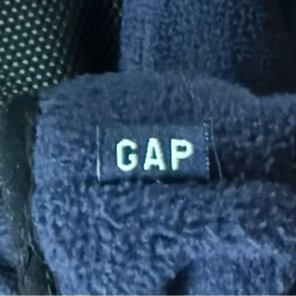 Gap Kids Navy Black Fleece Gloves Winter Snow Warm Kids Youth M/L Unisex